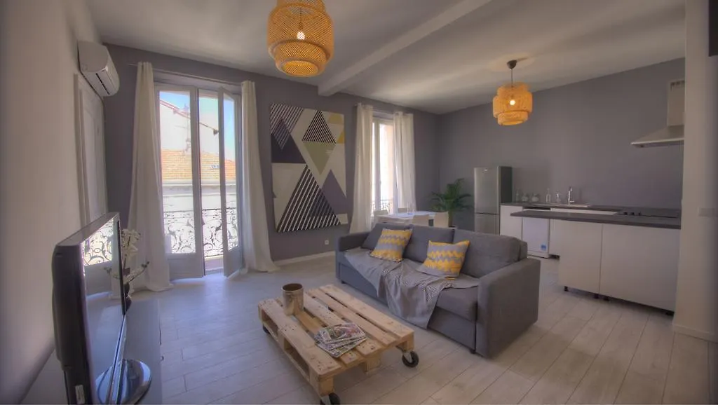 Grand 2 Pieces Cosy 20 Boulevard Carnot 4Mn Palais Festivals Apartment Cannes